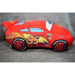 Disney Pixar Cars 3 Plush Backpack Lightening Mcqueen Stuffed Animal Toy Pillow
